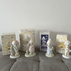 Precious Moments Figurines Lot/Set Of 4 MintCondition Year 92,93,94